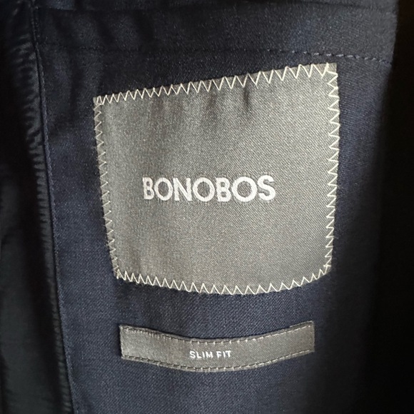 Bonobos jetsetter stretch wool blazer in light navy, 38R, slim fit - Picture 8 of 9